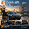 Mercedes E200 Rental with Driver in Cairo