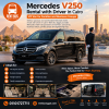 Mercedes V250 Rental with Driver in Cairo VIP Van