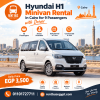 Hyundai H1 Minivan Rental in Cairo for 9 Passengers with Driver