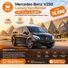 Mercedes-Benz V250 Luxury Van Rental with Driver