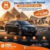 Mercedes Viano VIP Rental with Driver in Cairo