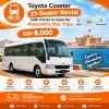 Toyota Coaster 21-Seater Rental with Driver